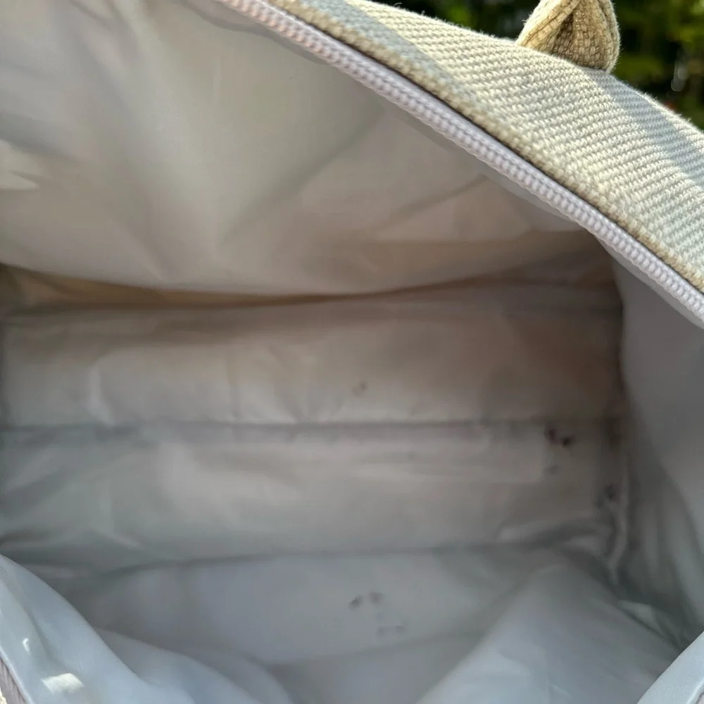 Michael Kors Canvas Duffle Satchel Handbag